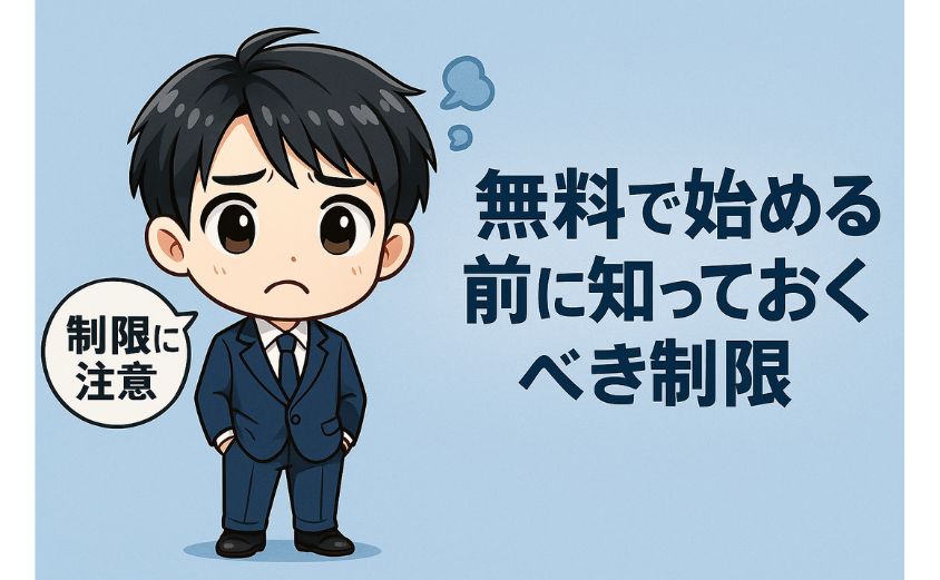 知っておくべき制限